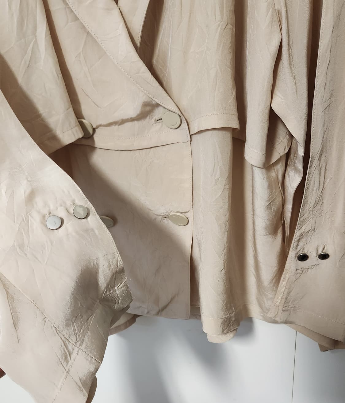 타임 더블 버튼 블라우스 가슴둘레 82 상품이미지4