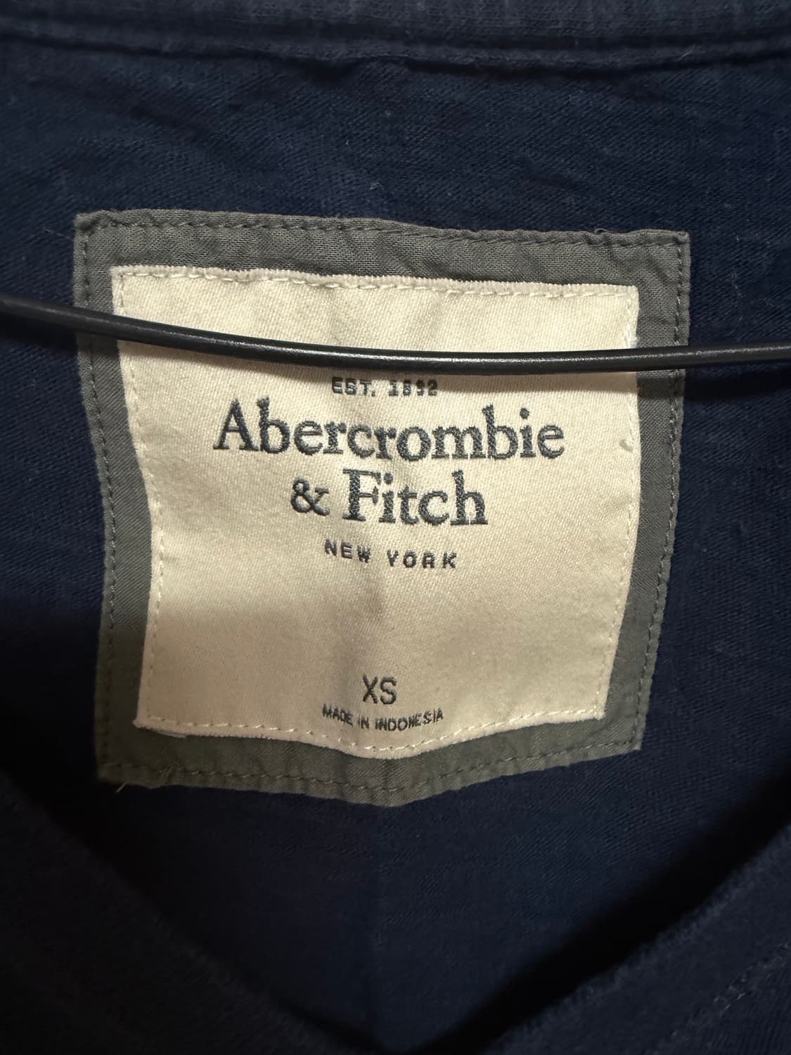 아베크롬비 딱붙핏 슬림핏 반팔 xs 상품이미지3