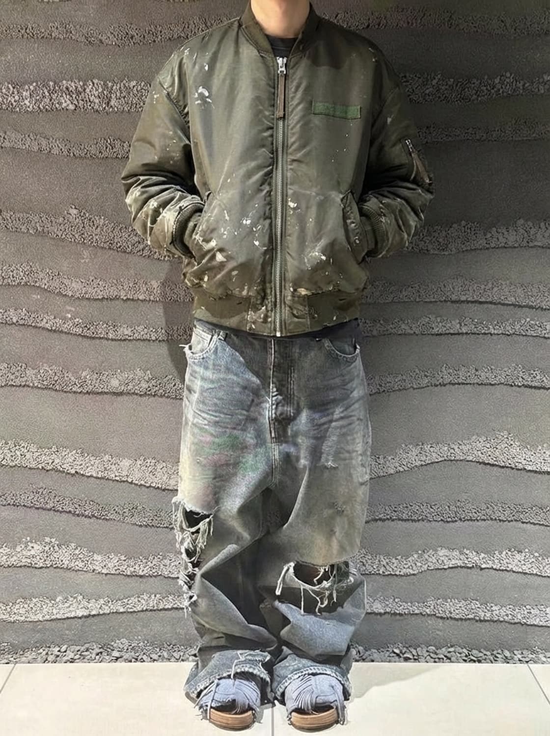 Anachronorm painting bomber 상품이미지2