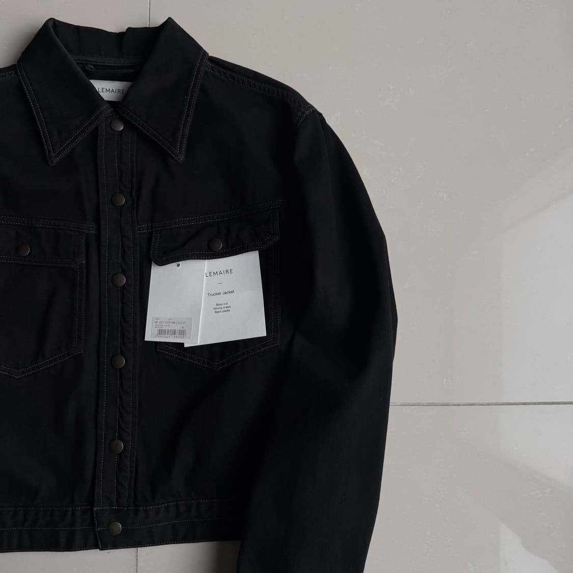 [50] 르메르 20ss 트러커자켓 블랙 상품이미지3