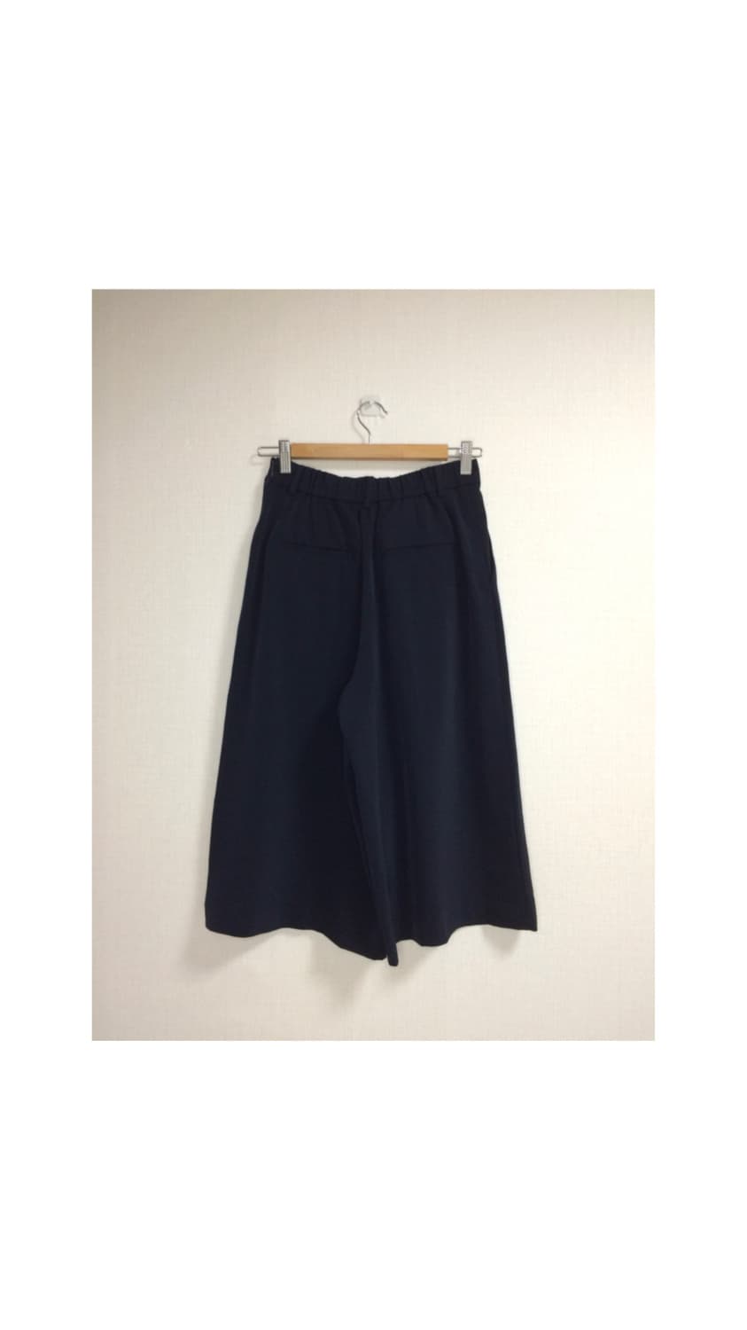 유니클로 네이비 슬랙스 미디 팬츠 상품이미지4