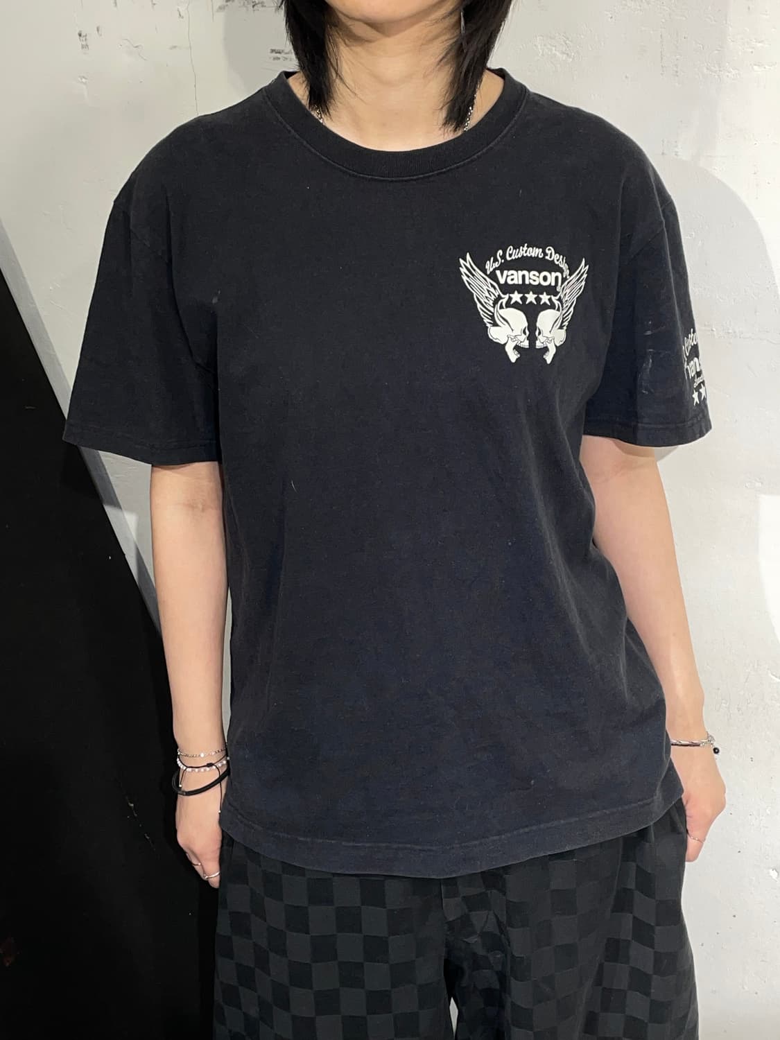 벤슨 레더 해골 오리엔탈 반팔티 XL 상품이미지4