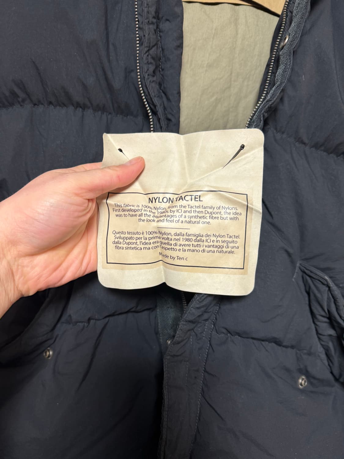 텐씨 아틱 패딩 블랙 50사이즈 상품이미지4