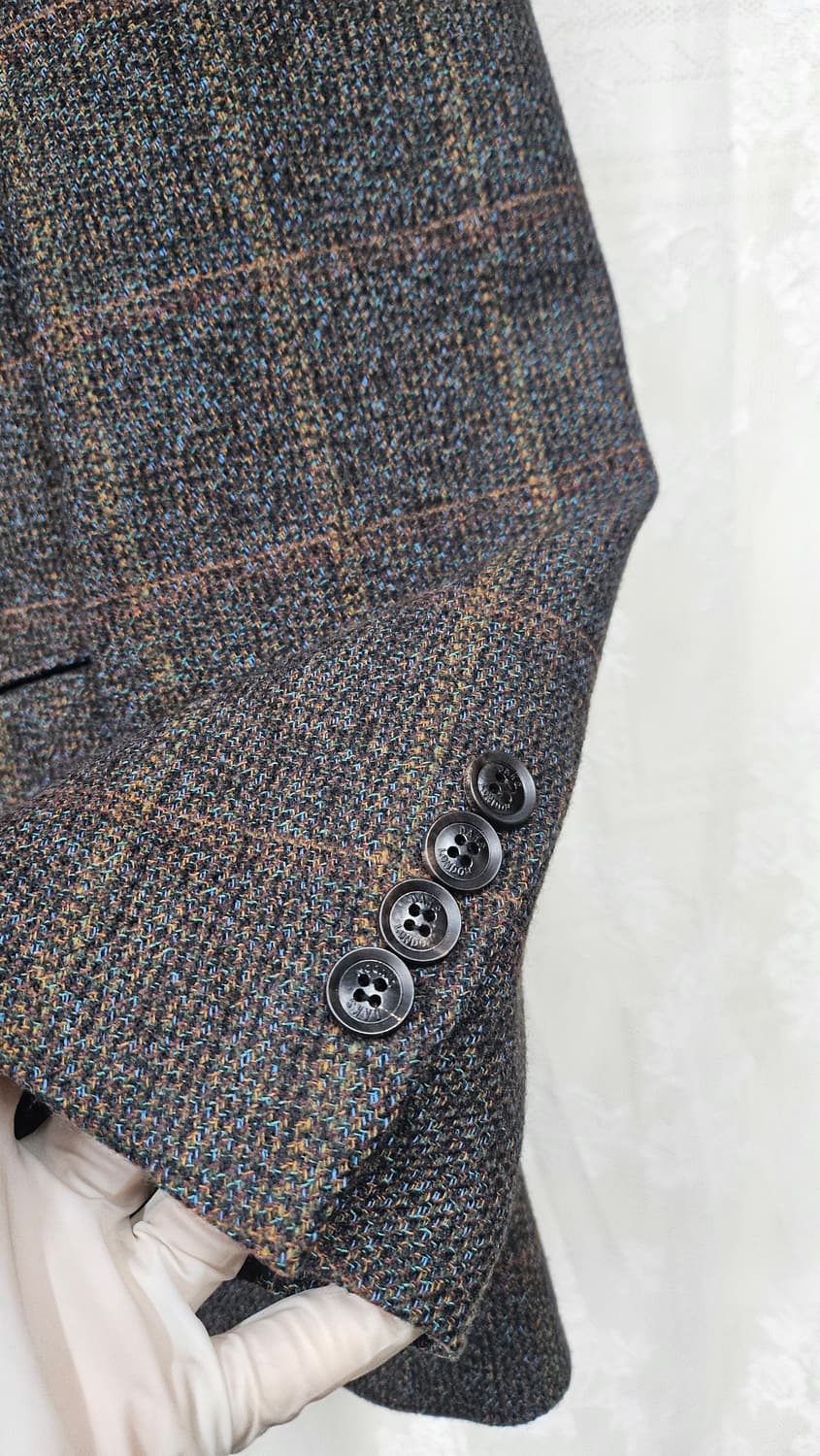 닥스 캐시미어 체크 블레이저 상품이미지7