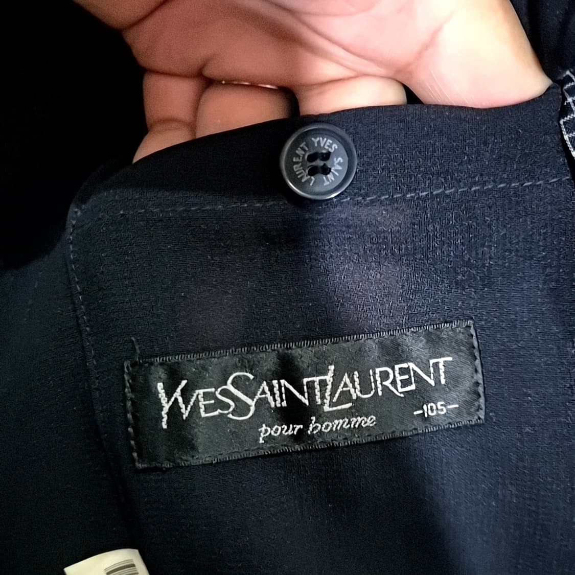 Yves Saint Laurent 입생로랑 YSL자수 미니멀 자켓 상품이미지6
