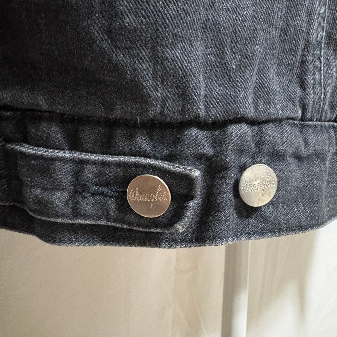 랭글러 X 빔즈 별주 레인지 코트 쉐르파 흑청 데님자켓 / M 상품이미지8