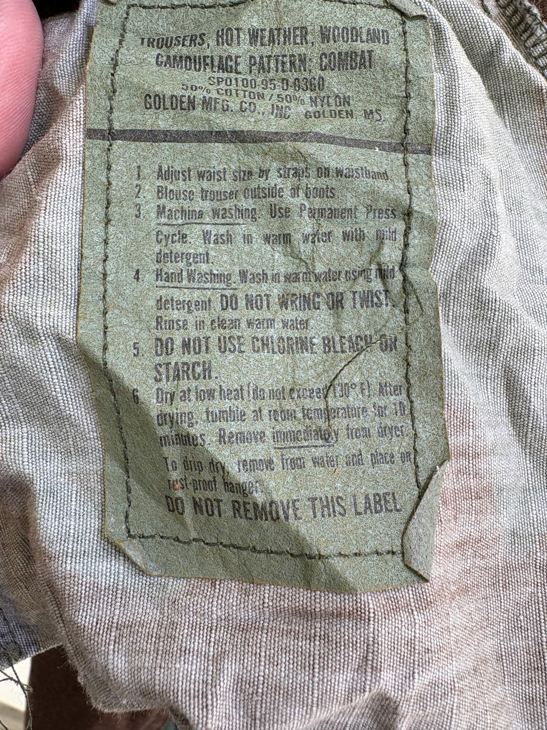 US ARMY 밀리터리팬츠 상품이미지8