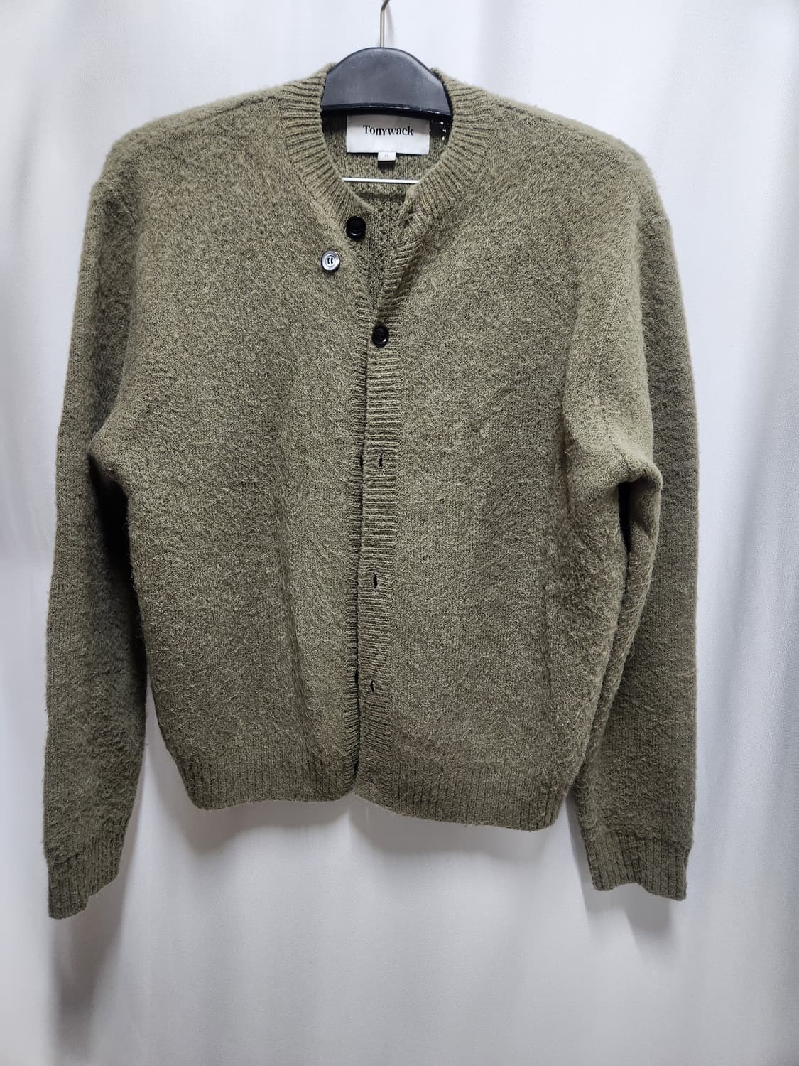 토니웩 알파카 가디건 헤지그린(XL)팝니다. 상품이미지2