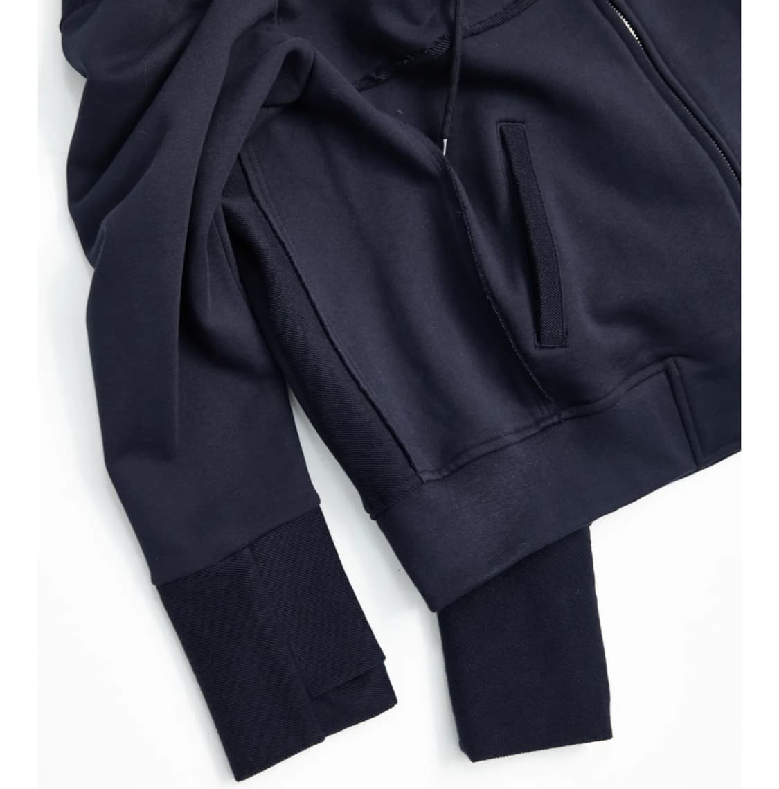 [M] [2] 999휴머니티 로우 후디드 집업 (Dark Navy) 상품이미지3