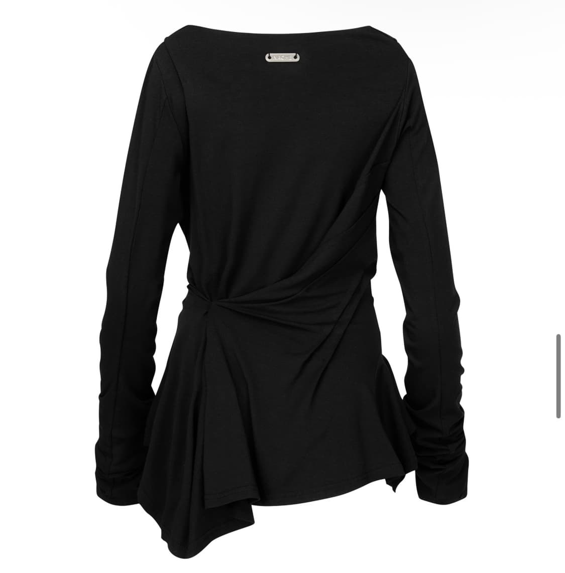 INCLINE DRAPING LONG SLEEVE BLACK 상품이미지3