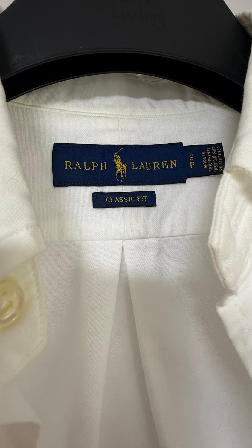 폴로 랄프로렌 옥스포드 셔츠 화이트 상품이미지2