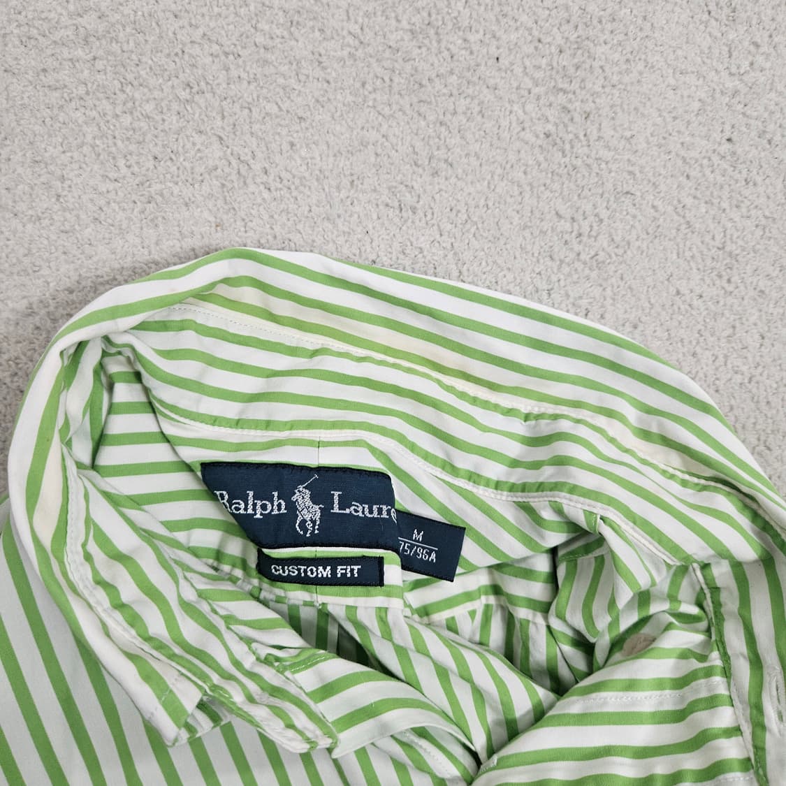 폴로 랄프 로렌 스트라이프 셔츠 M 커스텀핏 상품이미지7