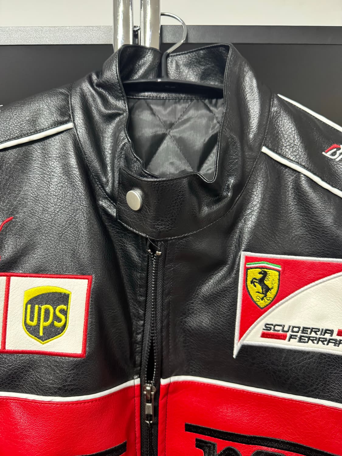 페라리 바이커 레더자켓 xl 상품이미지5
