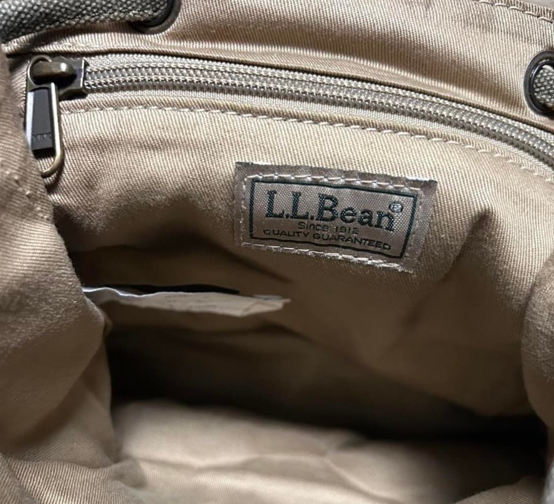 빈티지 L.L.Bean 헌팅독 캔버스 백팩 / 90s 엘엘빈 / 레더 에 상품이미지5