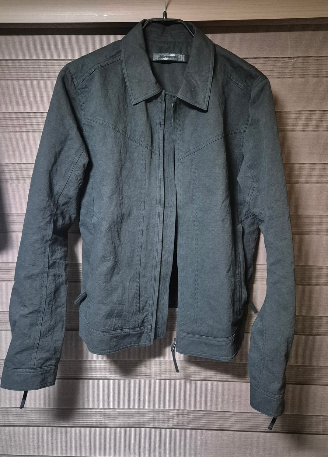 [L]블랙멀 25fw 워크 블루종 블랙 상품이미지3