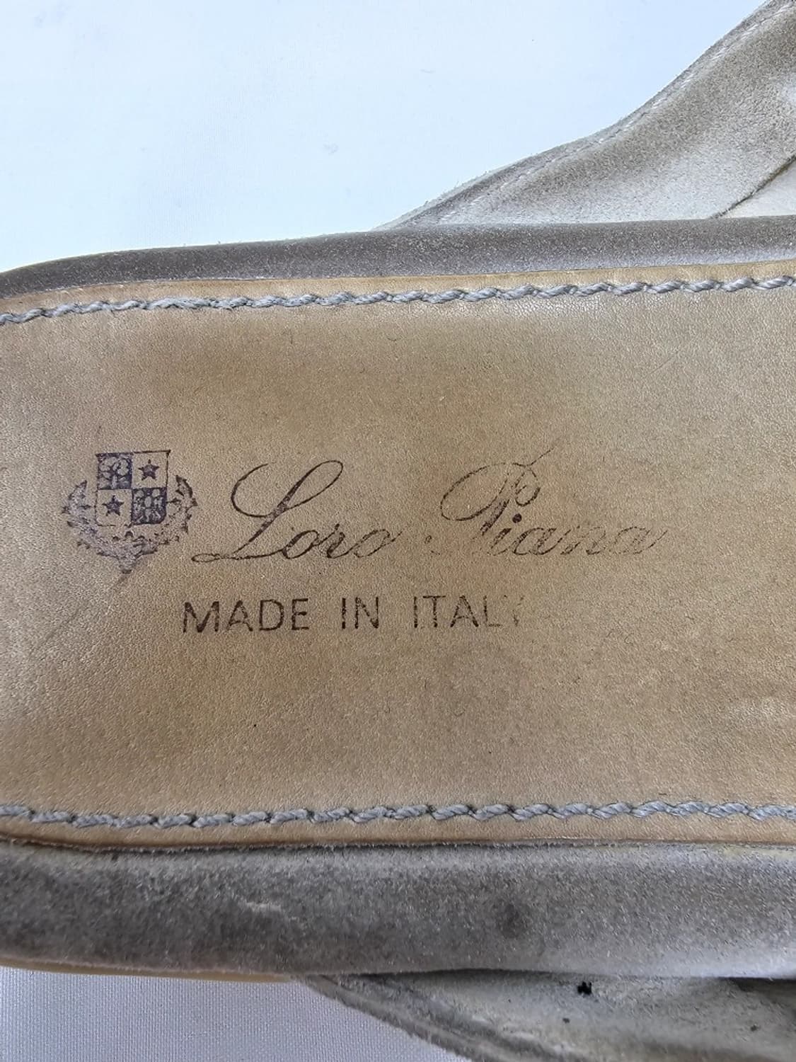 정품 로로피아나 Loro Piana 스웨이드 뮬 38.5 상품이미지6