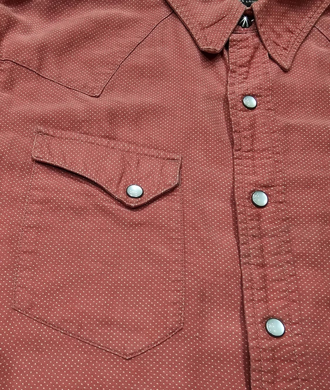 RRL 더블알엘 도트 패턴 웨스턴 셔츠 상품이미지4