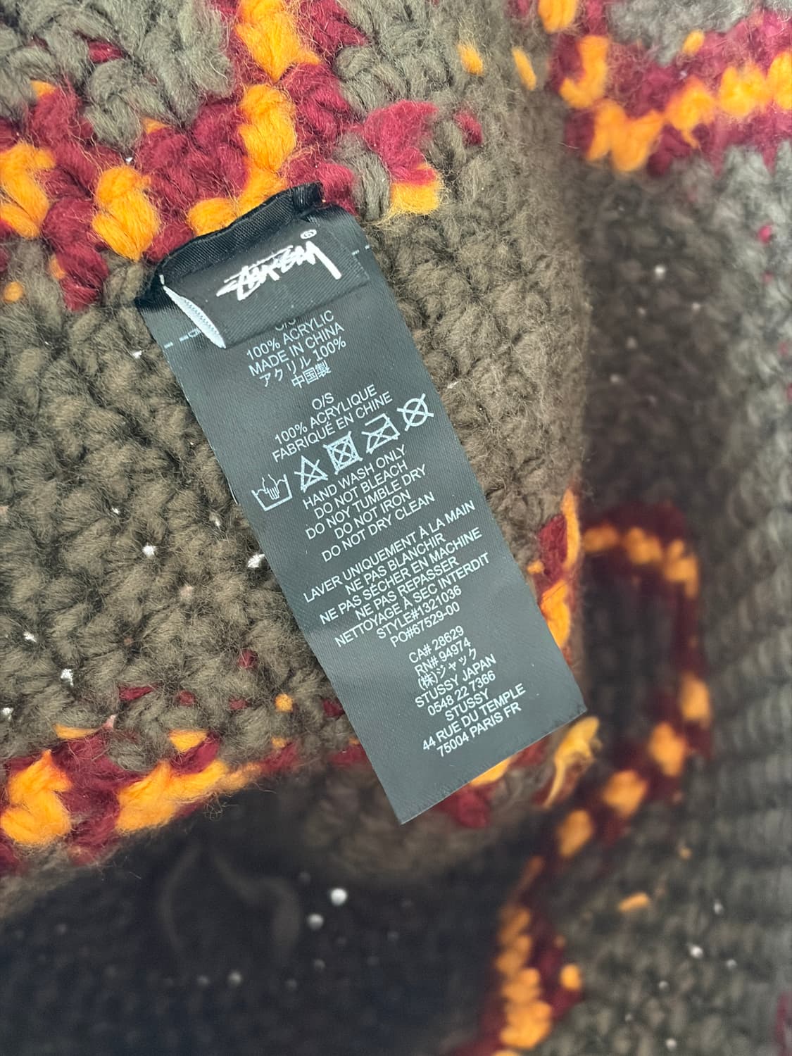 스투시 Stussy Giza Knit Bucket Hat 니트 버킷햇 상품이미지5