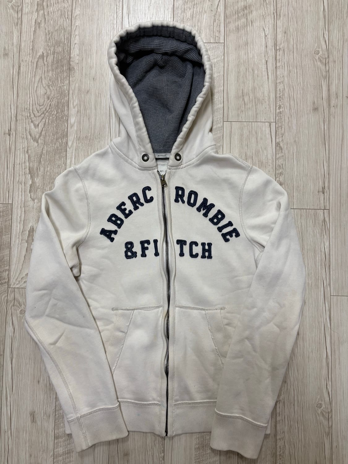 아베크롬비 후드집업 화이트 xl 상품이미지1