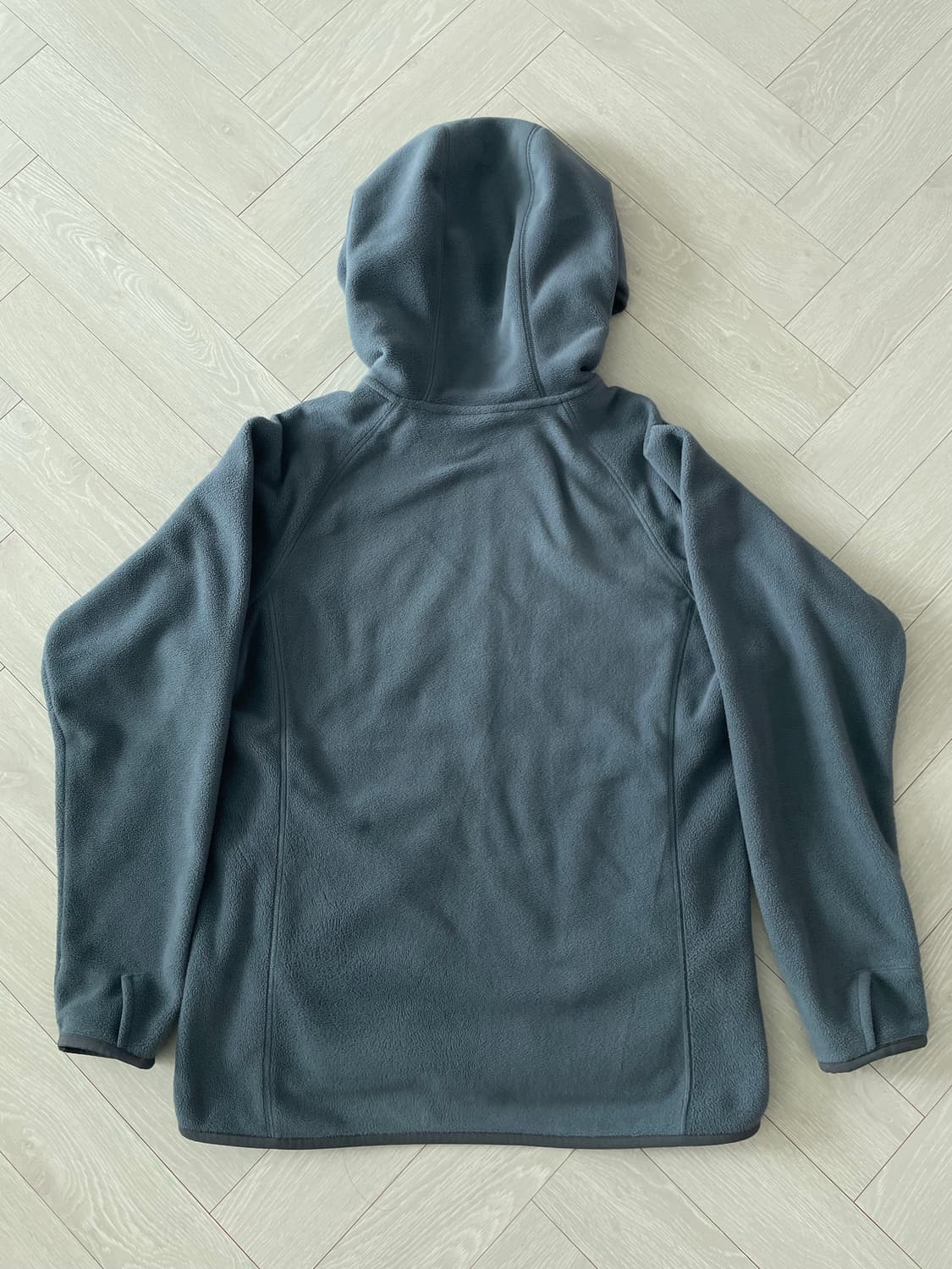 24-006 FLEECE ZIP HOODIE (cool grey) 2 상품이미지3