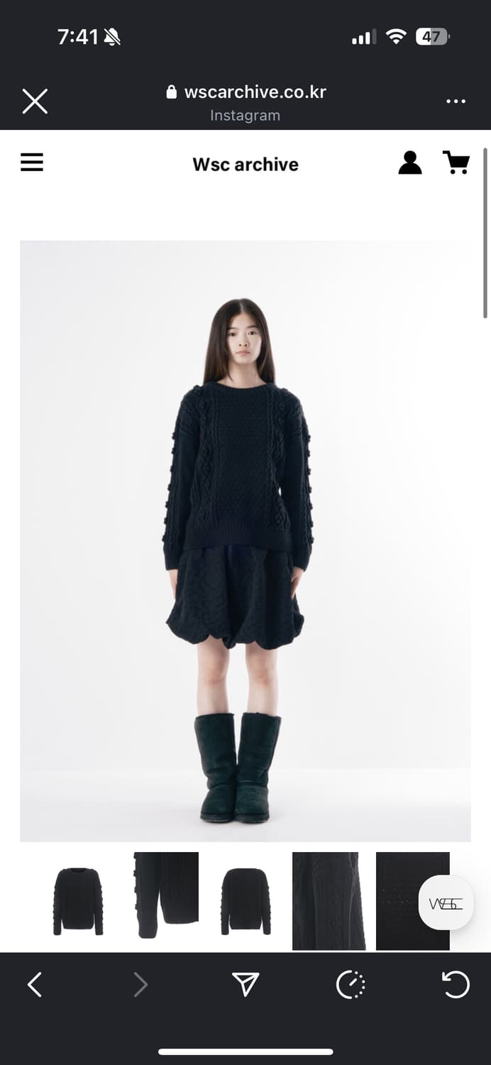 wsc archive Soft popo knit 001 상품이미지2