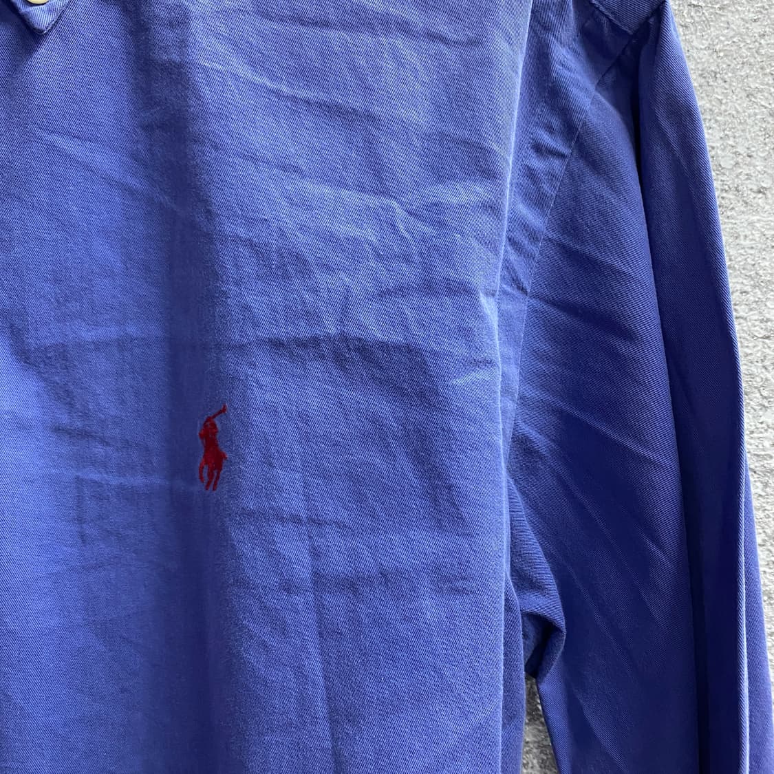 폴로 클래식핏 레드포니 블루 셔츠 B3642 상품이미지3