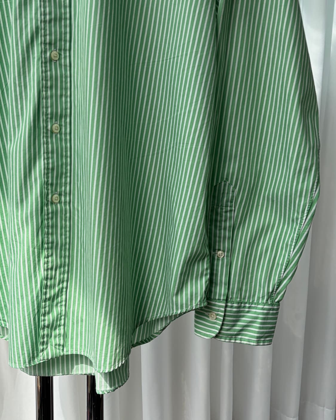 [XL]폴로 랄프로렌 클래식핏 스트라이프 포플린 셔츠 상품이미지5