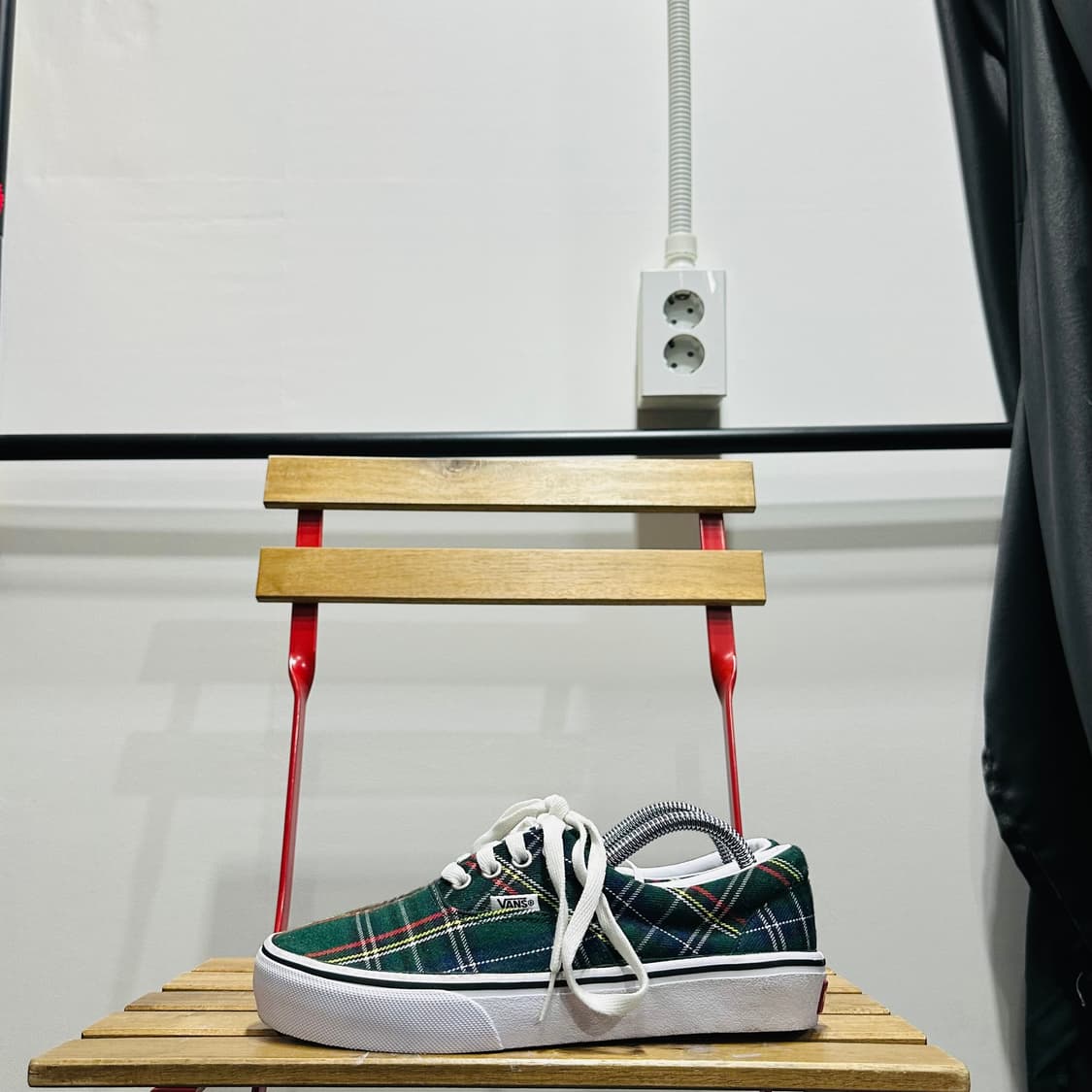 245) 반스 운동화 여성 여자 신발 어센틱 Vans 체크 스니커즈 상품이미지3