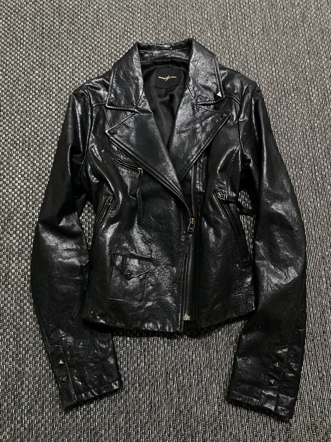 SheepSkin diagonal zipper Detail Jacket 상품이미지1