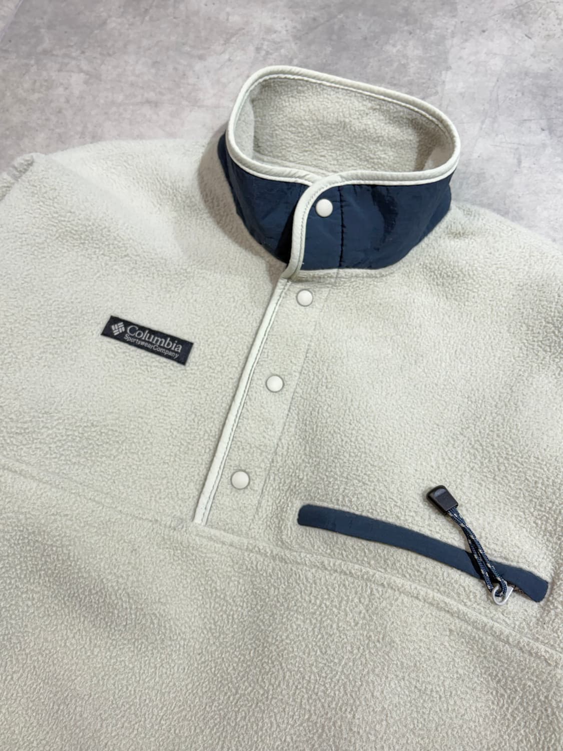 90s made in usa 콜롬비아 플리스 풀오버 신칠라 상품이미지3