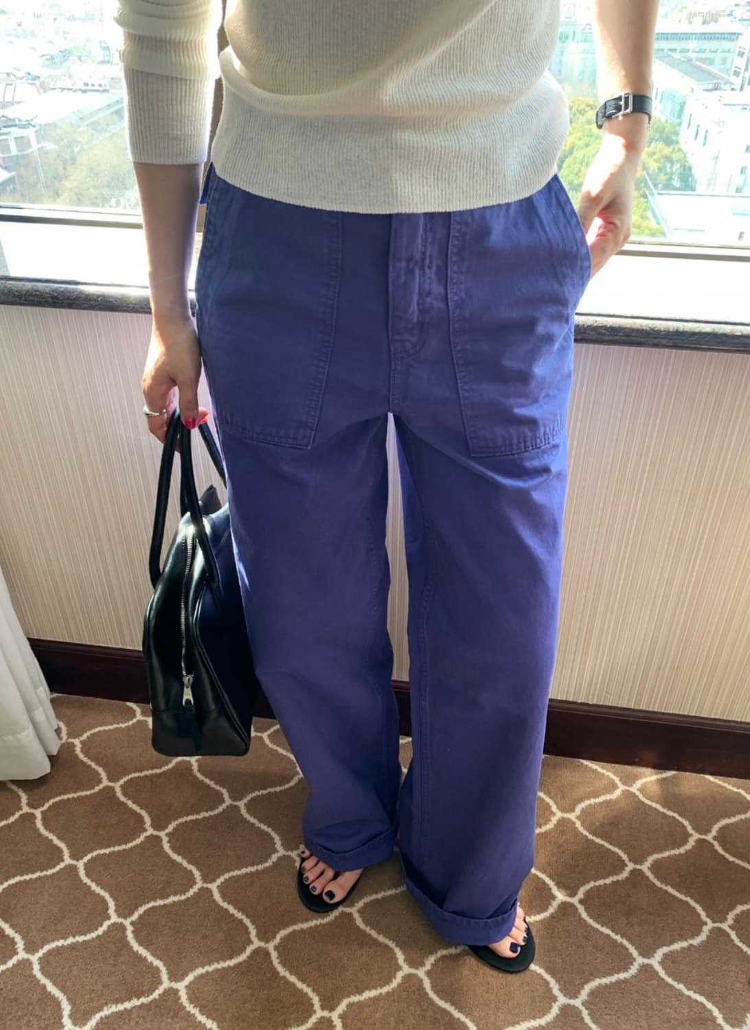 언더스탠딩 오프 다잉 데님 팬츠 블루 상품이미지1