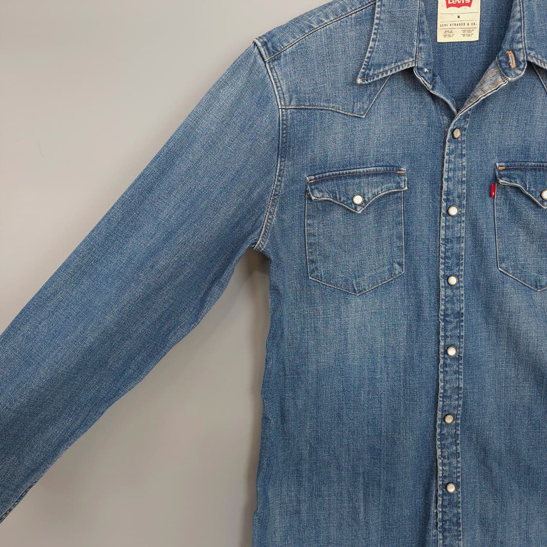 리바이스 Levis 웨스턴 클래식 데님 셔츠 M(95) 상품이미지3