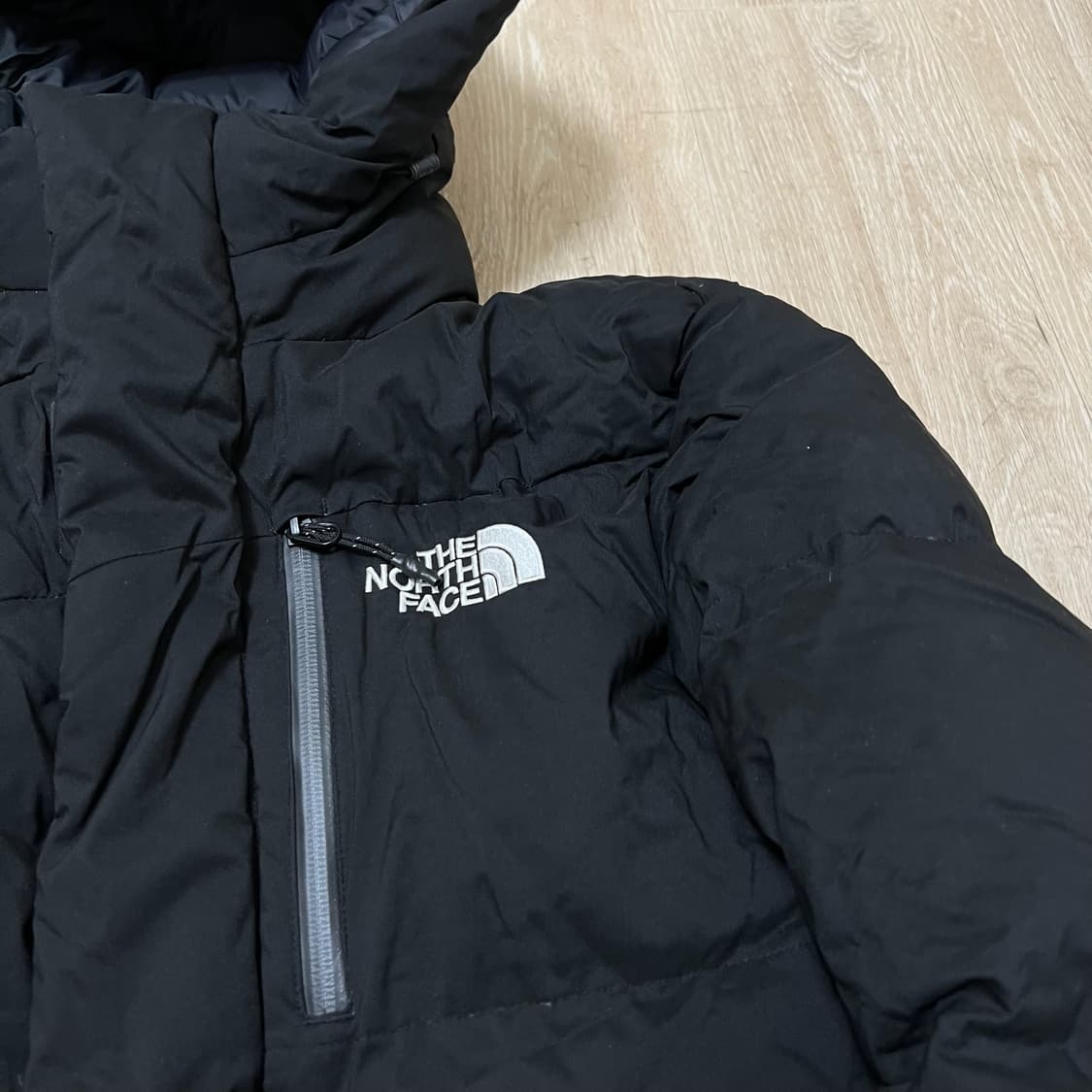 노스페이스 아틀레틱 덕다운 후드 롱패딩 L/100 상품이미지3