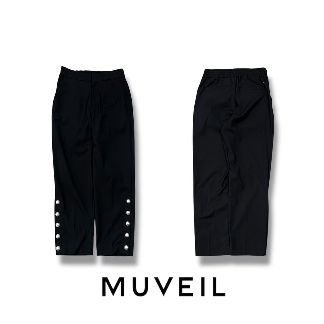  뮤베일 버튼디테일 슬랙스 y13831 상품이미지1