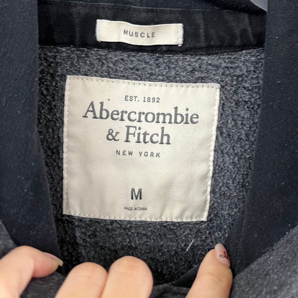 아베크롬비 자수로고 럭비볼 후드티 상품이미지6