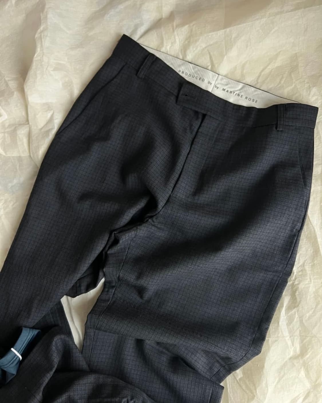 마틴로즈 22fw sports hem 트라우저 네이비 48 상품이미지1