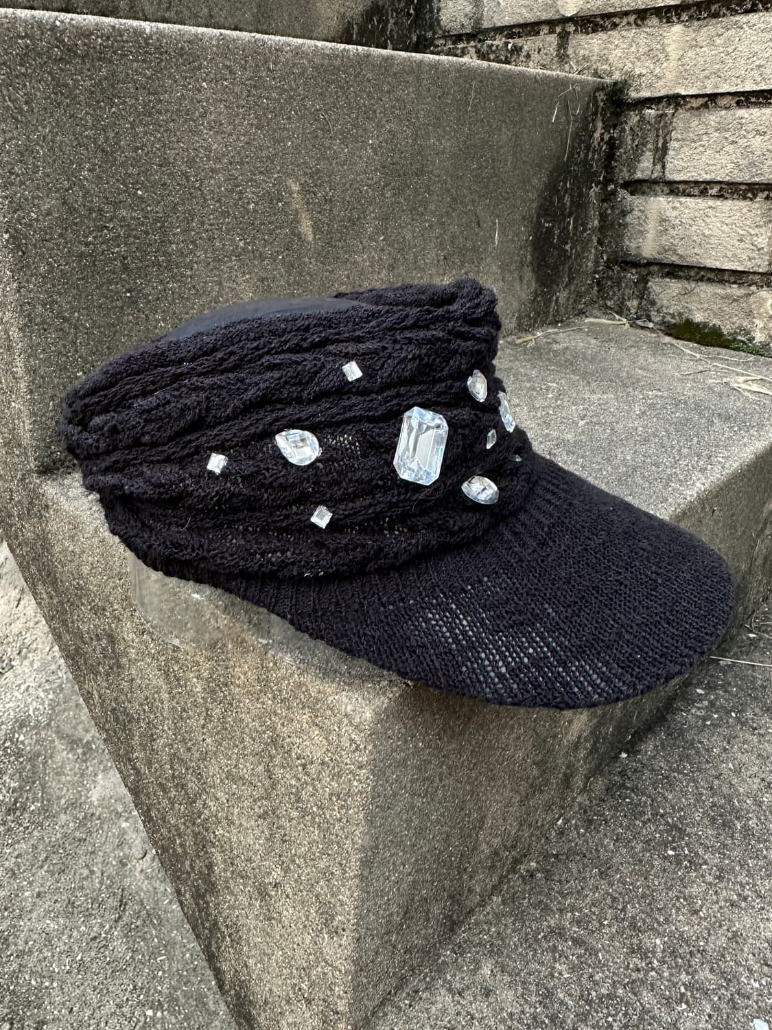 Vintage knit cubic cap  상품이미지1