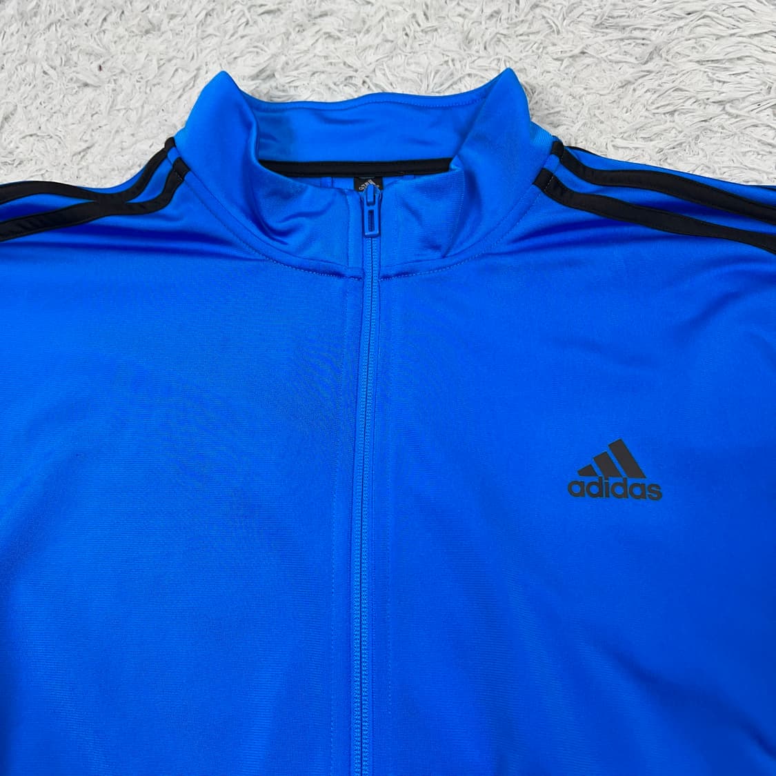 아디다스 남성 에센셜 워밍업 트랙자켓 블루 110+ 상품이미지3