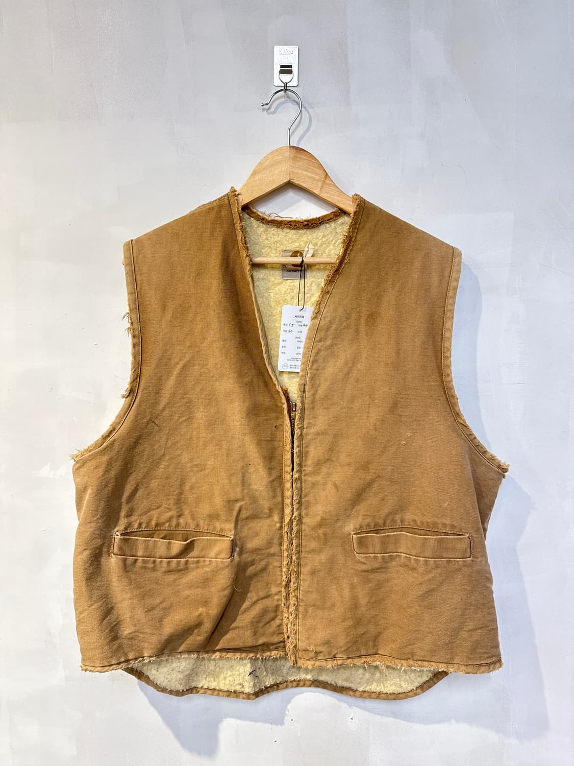 칼하트 카멜 플리스 베스트 조끼(지퍼불량) 상품이미지1