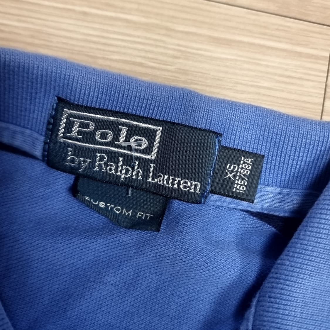 폴로 랄프로렌 블루 스트라이프 반팔 카라티xs 상품이미지4