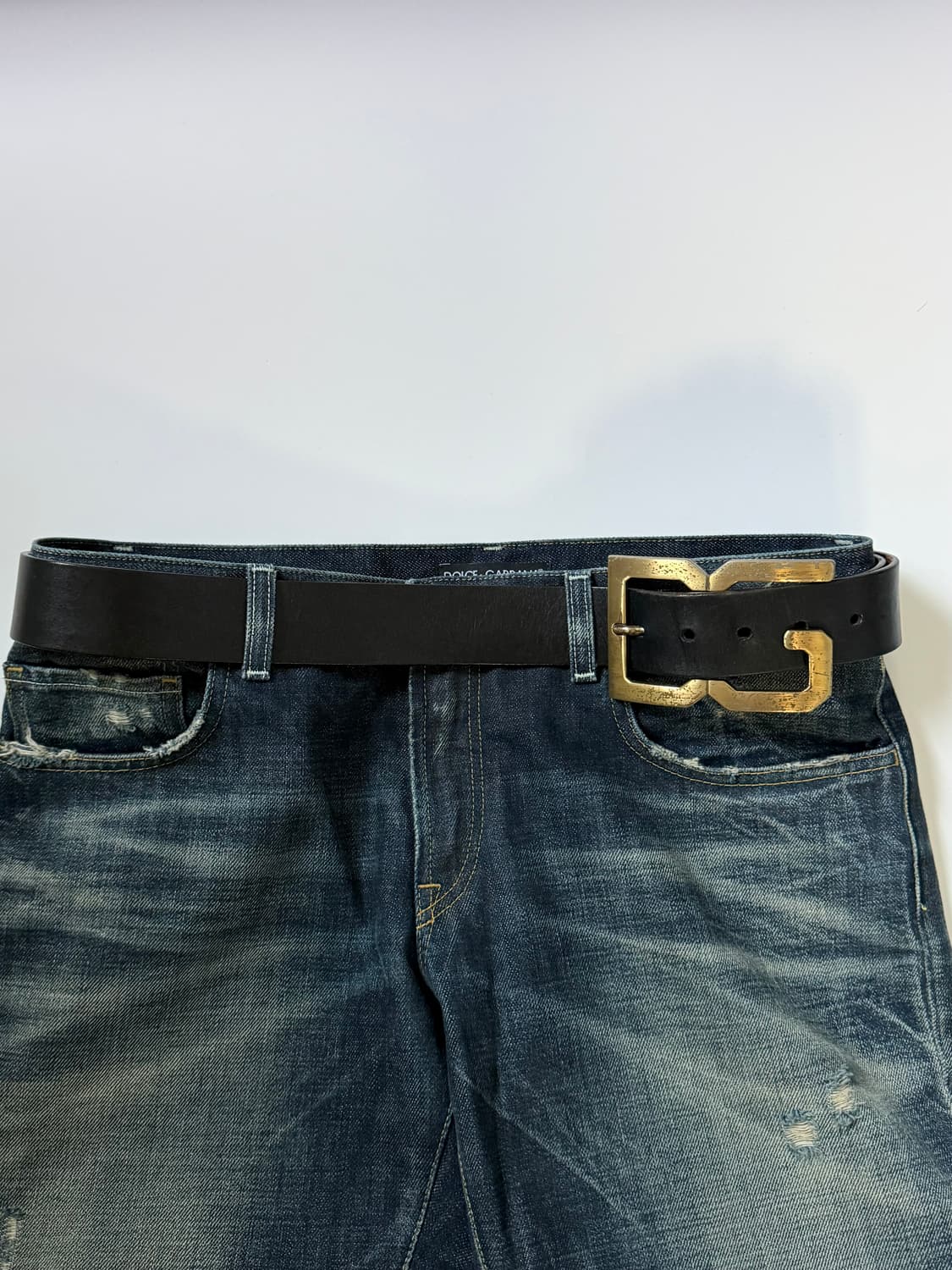 Dolce&Gabbana big buckle belt(black) 상품이미지1
