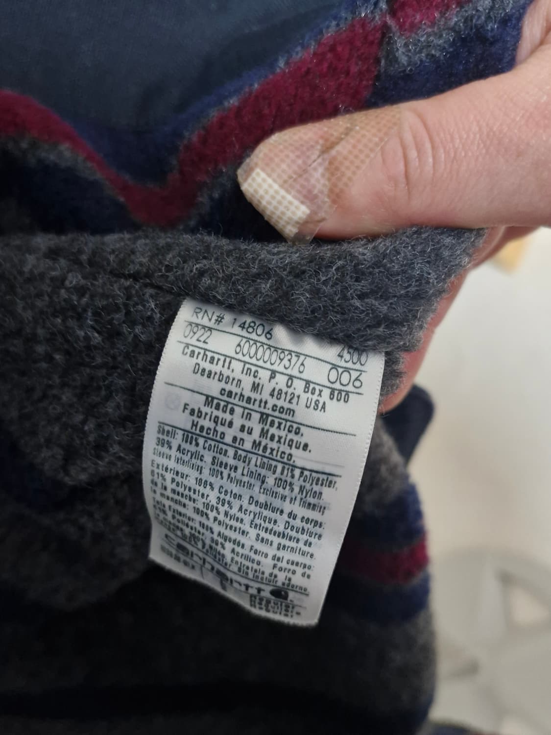 칼하트 디트로이트 자켓 블랙 L 상품이미지5