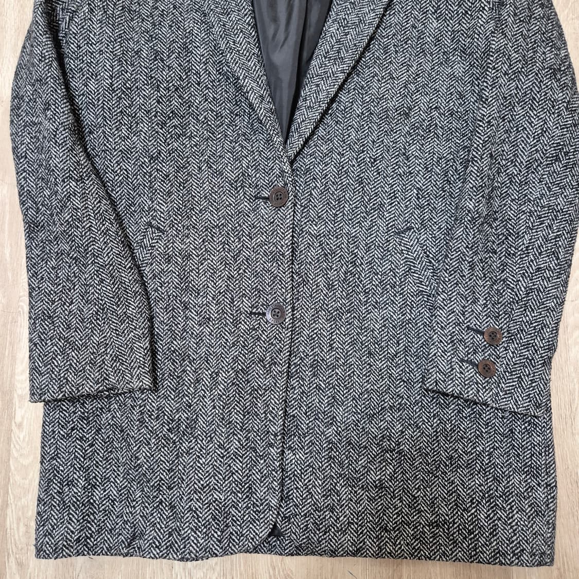 리바이스 스탠다드 모직 싱글 코트 상품이미지3