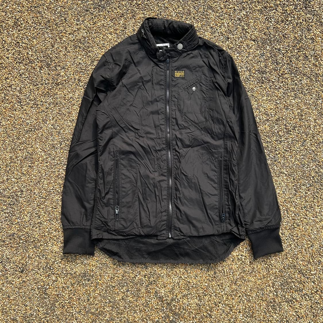 G-Star RAW 블랙 바람막이 자켓 상품이미지1