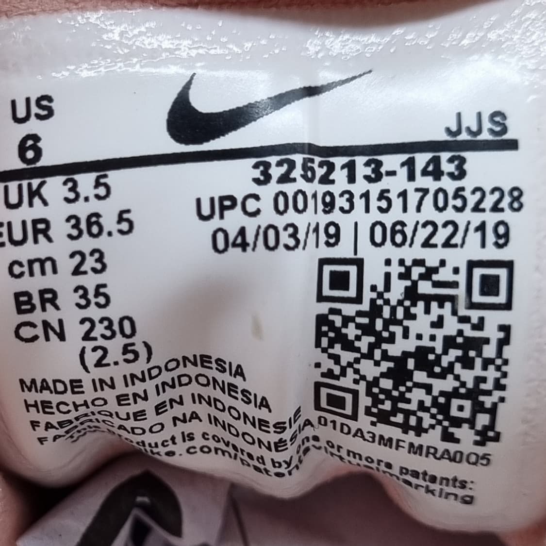 나이키 에어맥스90 핑크블랙 운동화230 상품이미지6