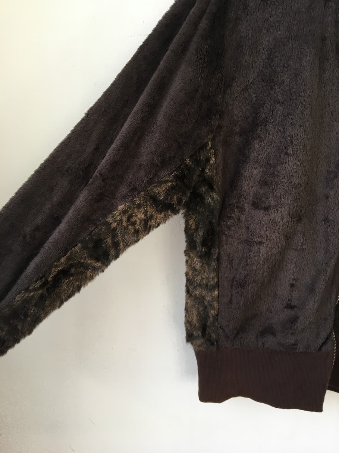 Morgan fake fur high neck zip up 상품이미지4