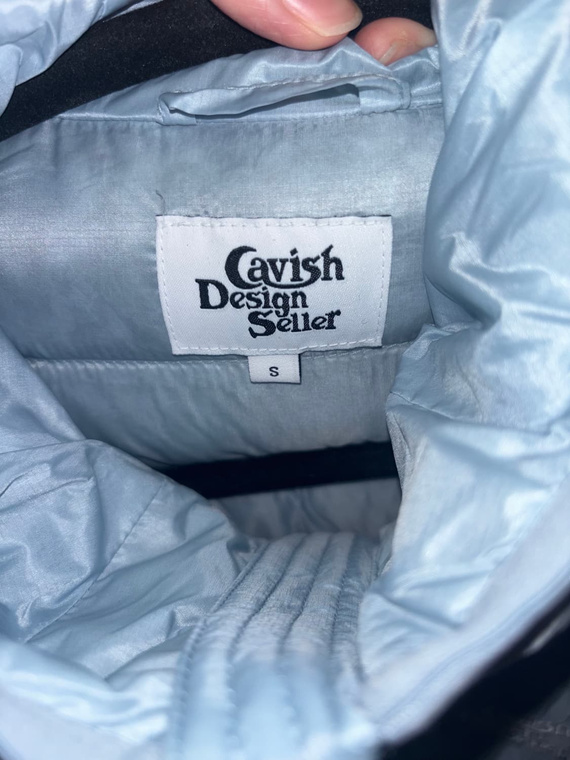 카비시 패딩 블루 S LIGHT WEIGHT DOWN JACKET 상품이미지3