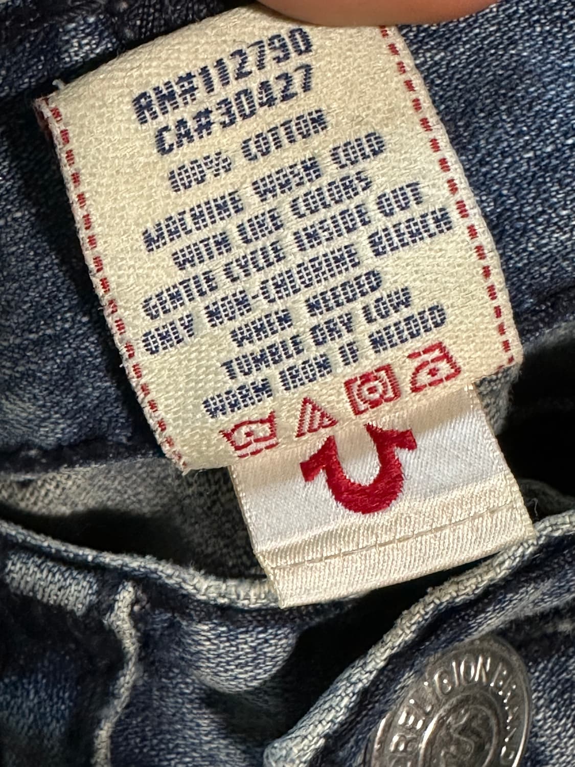 트루릴리젼 조이 슈퍼 부츠컷 데님 처분  상품이미지5