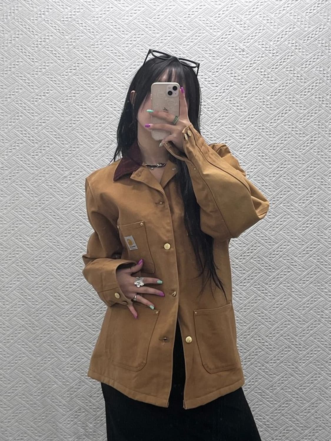 칼하트 C001 덕 초어 워크 자켓 S C07179 상품이미지2