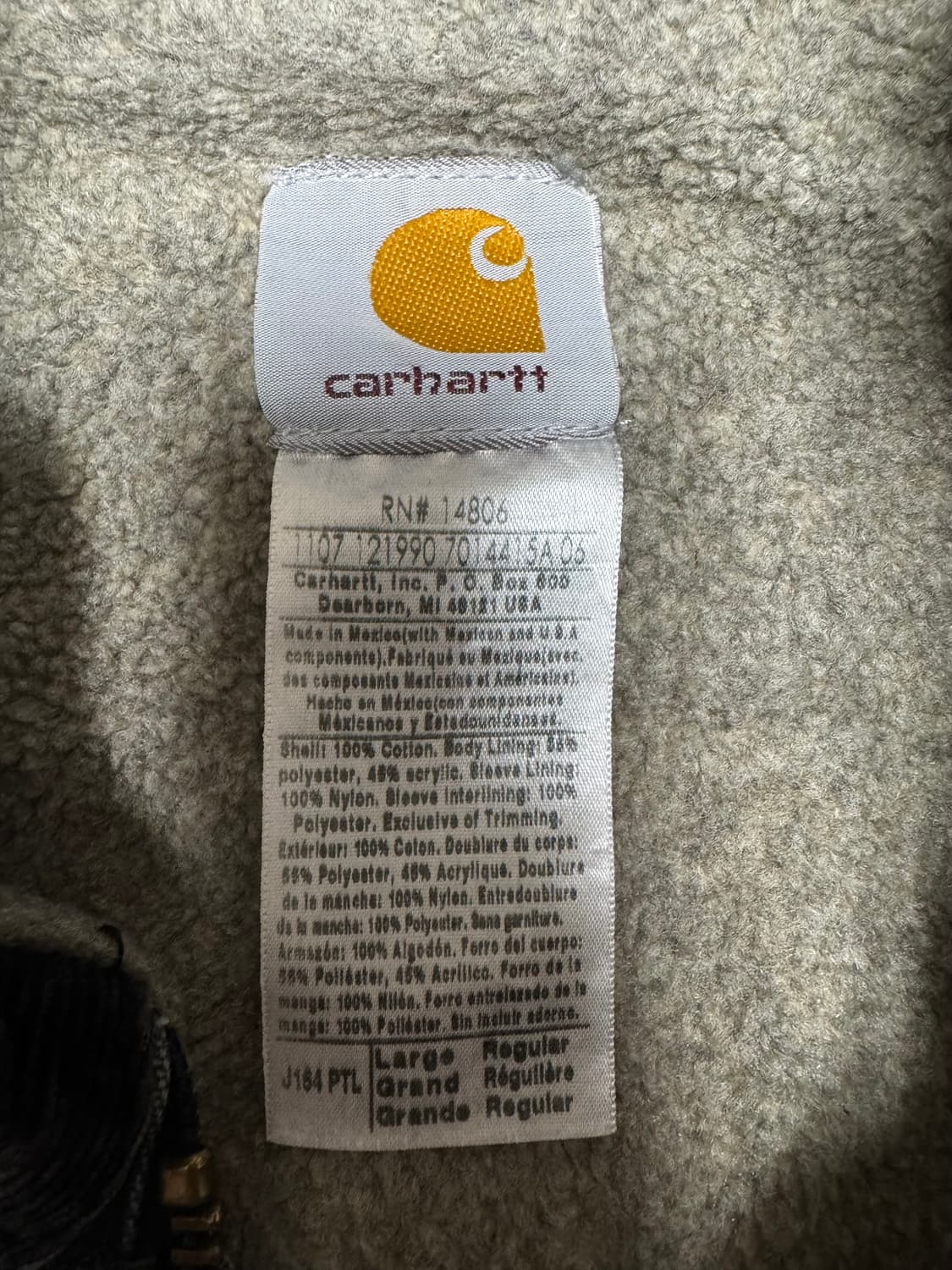 칼하트 아크틱 j164 ptl large 상품이미지3